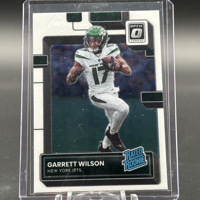 Garrett Wilson 2022 Panini Donruss Optic Rated Rookie