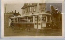 Trenton Transit Trolley Car Photo March 1933 Steel Car 3 x 4 3/4