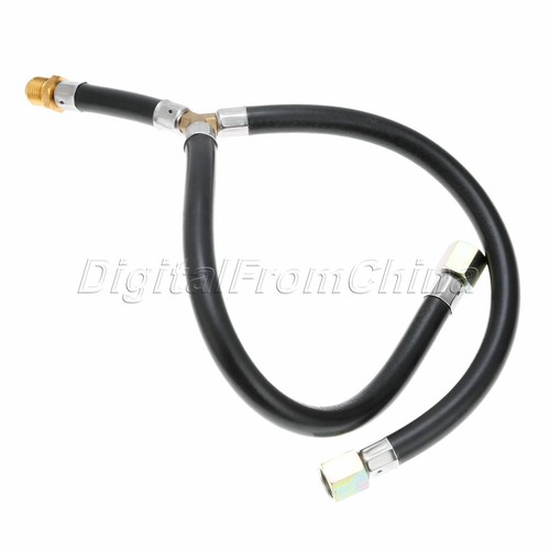 3/8" Y Splitter Connection Pipe Flexible Hose Connector Flare Gas