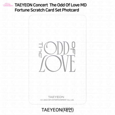 テヨン　コンサート　The ODD Of LOVE 　トレカ テヨン コンサート The ODD Of LOVE トレカ TAEYEON