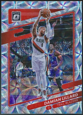 2021-22 Panini Donruss Optic Premium Factory Set Damian Lillard #'d 89/249