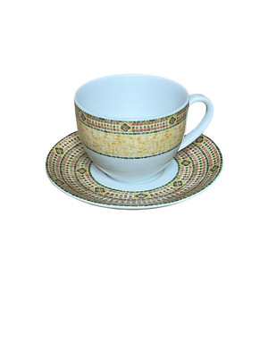 Wedgwood Home FLORENCE feines Porzellan Tee Kaffeetasse & Untertasse Mosaik Muster