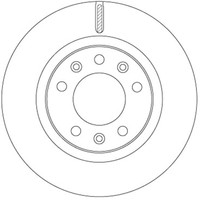 Bremsscheibe Peugeot P. 308 1.2-2.0 13-