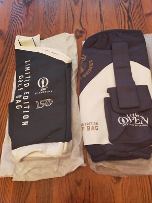 Loch Lomond 150th 2022 & 151st 2023 The Open Limited Edition Whisky Golftaschen. 