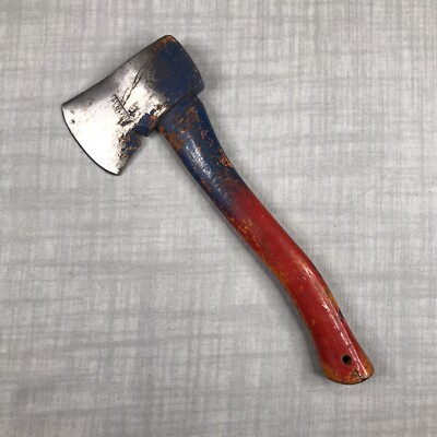 Vtg Boyscout Hatchet Genuine Plumb Official Scout Axe PAINTED Original Handle