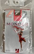 Mondor Figure Skating Tights, 3310 Girls 8-10, Suntan