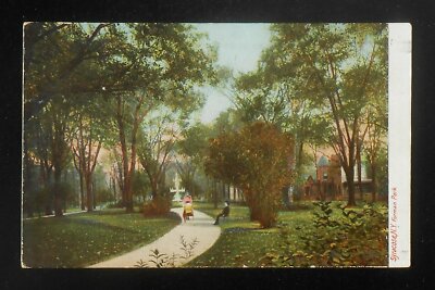 1900s Forman Park Woman with Baby Buggy Syracuse NY Onondaga Co ...