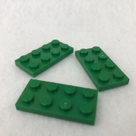 LEGO 3020 Green Plate 2 x 4 (x3)