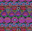 thumbnail 3  - Kaffe Fassett Lge Scale Embroidered Flower Border PWGP185.PURPLE Cotton Fab BTY