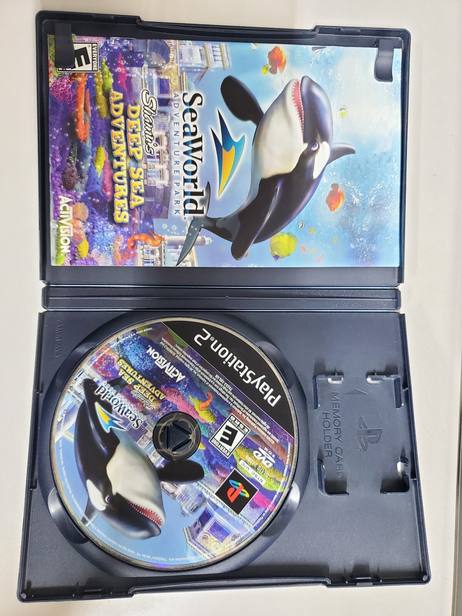 SeaWorld: Shamu's Deep Sea Adventures (PS2 PlayStation 2, 2005