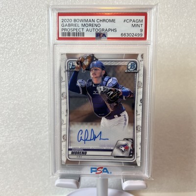 2020 Bowman Chrome Gabriel Moreno 1st Prospect Auto #CPAGM PSA 9 