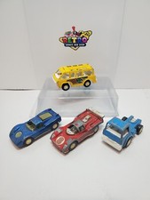 Vtg TootsieToy die-cast 1970s lot of 4 cars - VAN FERRARI RACER TRUCK - USA Made