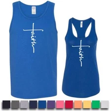 Faith Mens and Womens Graphic Tank Tops