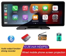 10.26 Inch Portable Wireless HD Apple Carplay Screen 