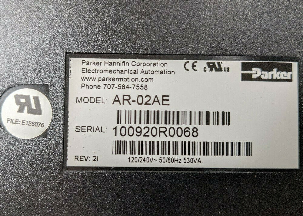 PARKER Compumotor AR 02AE Servo Drive Tested Clean Condition 10v 
