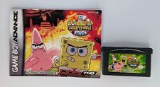 The SpongeBob SquarePants Movie Nintendo Gameboy Advance Manual Cartridge Tested
