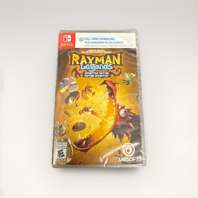 BRAND NEW Rayman Legends (Code In Box) - Nintendo Switch