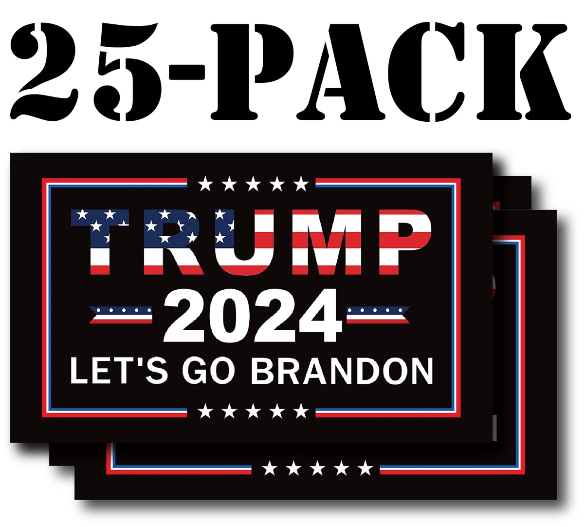 Lets Go Brandon Bumper Sticker - Trump 2024 Stickers - Trump Bumper Sticker  