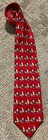 Brooks Brothers All Silk Tie Red with Green Yellow Summer Sailboats Boats 58"