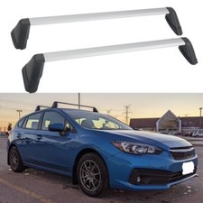 2pcs Cross Bar Roof Rail Rack Cargo Bars Fits For Subaru Impreza 2017-2023 2pcs Cross Bar Roof Rail Rack Cargo Bars Fits For Subaru Impreza 2017-2023