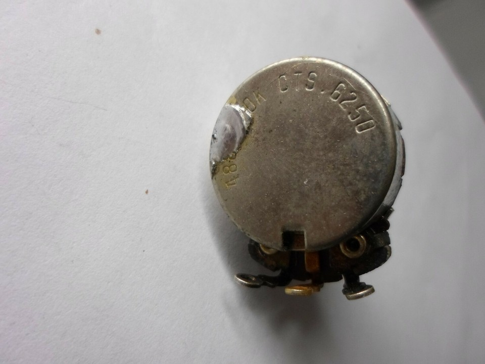 Vintage 1962 Fender Jazz Bass 250K Pot Potentiometers Telecaster eBay