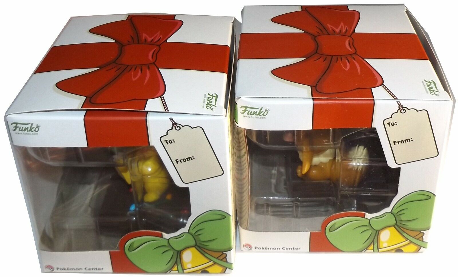 Pokemon Center - Pokemon Holiday Christmas Pikachu & Eevee Figure by Funko