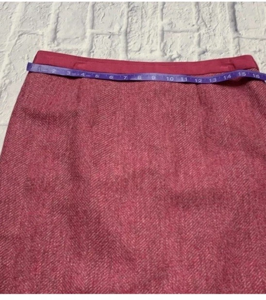 Boden British Tweed Skirt Wool Pencil 10 Fits Like An 8 - Image 4 of 4
