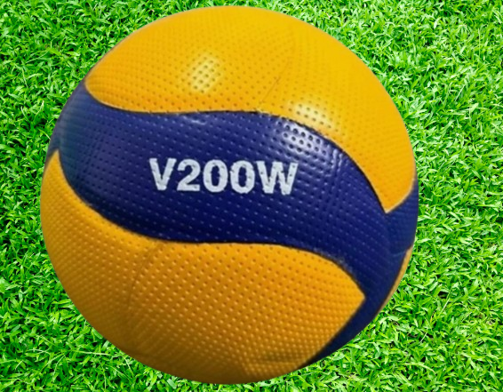 Mikasa V200W Volley-ball Officiel FIVB Taille 5 - Bleu/Jaune - Neuf Sous Garantie