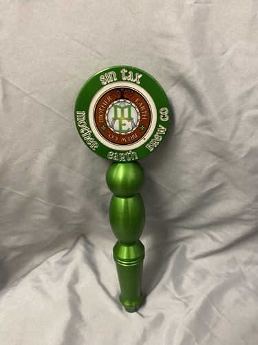 Mother Earth Brew Co. Sin Tax Aluminum Craft 10" Beer Tap Handle Bar Keg Brew - Picture 6 of 12
