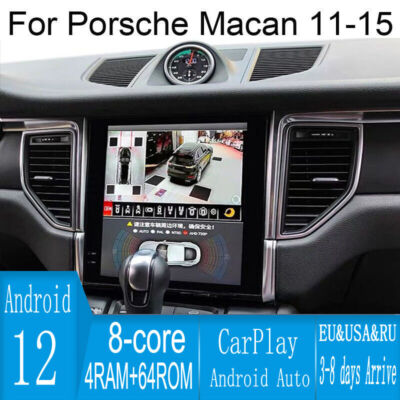 10.4'' Android Navigation Car Gps Tesla Style For Porsche Macan Pcm3.1 2013~2016