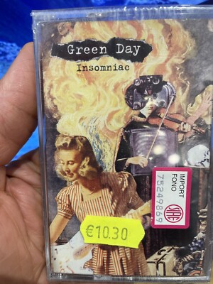 GREEN DAY INSOMNIAC MUSICASSETTE MC K7 Nuova NOCH Versiegelt NEW STILL SEALED