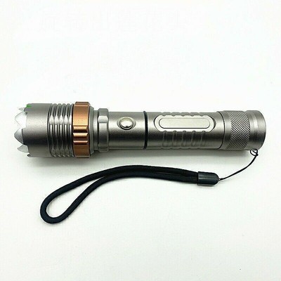 Outdoor T6 Bead Flashlight 5-speed Dimming Rotating Zoom Strong Light Flashlight