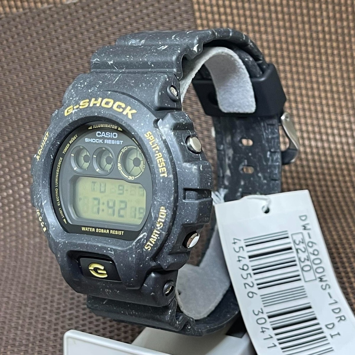 Casio G-Shock DW-6900WS-1D Special Color Night Hues Digital Black 