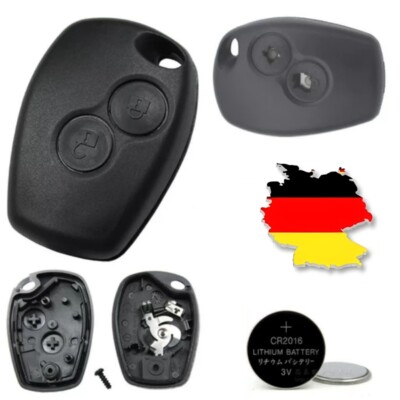 2 Tasten Auto Schlüssel Gehäuse für Dacia Renault Twingo II Clio Kangoo Wind