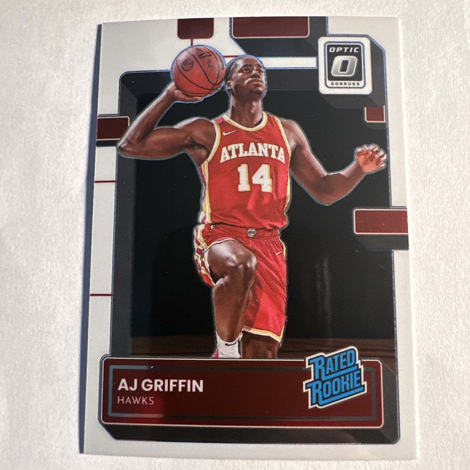 2022-23 Panini Donruss Optic AJ Griffin Rated Rookie RC #204 Hawks