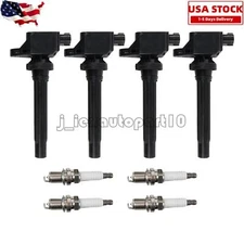 4X Ignition Coils & Spark Plugs For Suzuki Grand Vitara SX4 2006 2007 2008 2009