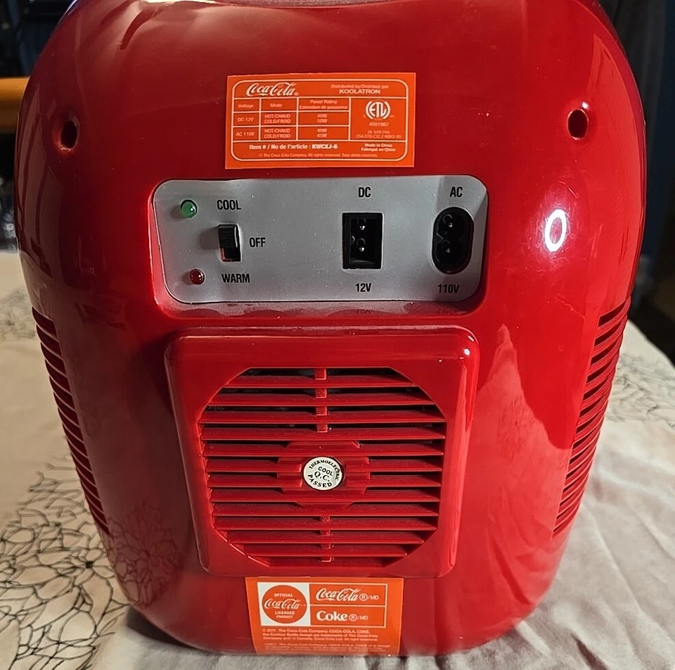 Koolatron KWCXJ-6 Coca Cola Personal Cube Compact Refrigerator Parts Only - Image 4 of 4