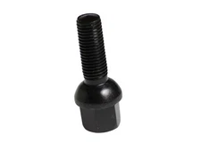 BLACK EXTENDED WHEEL BOLTS STUDS -  43mm bolt 14x1.5 BALL for VW AUDi  Mercedes