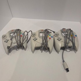 Sega Dreamcast White Console Bundle- 9 Games 3 Controllers *NO MEMORY CARD* 