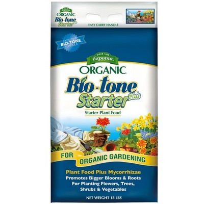 Espoma Organic Bio-Tone Starter Plus 4-3-3 Starter Plant Food, 18lbs