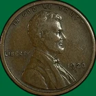 1920-D Lincoln Wheat Cent Very Fine VF Coin #35082