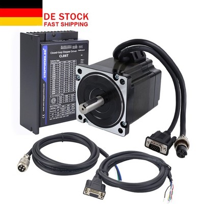 STEPPERONLINE Nema 34 Closed Loop Schrittmotor Kit 4.3Nm mit Treiber für CNC