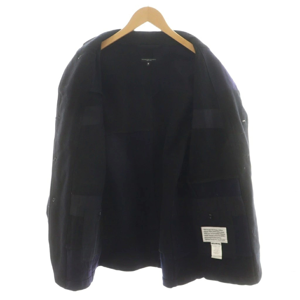 Engineered Garments Jacket Patchwork SizeS Navy N… - image 4