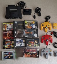 Nintendo 64 PAL Console Bundle See Full Desc For Details Included.