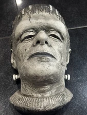 Frankenstein Death Mask Plaster Cast Erick Erickson Limited Edition Scultpure