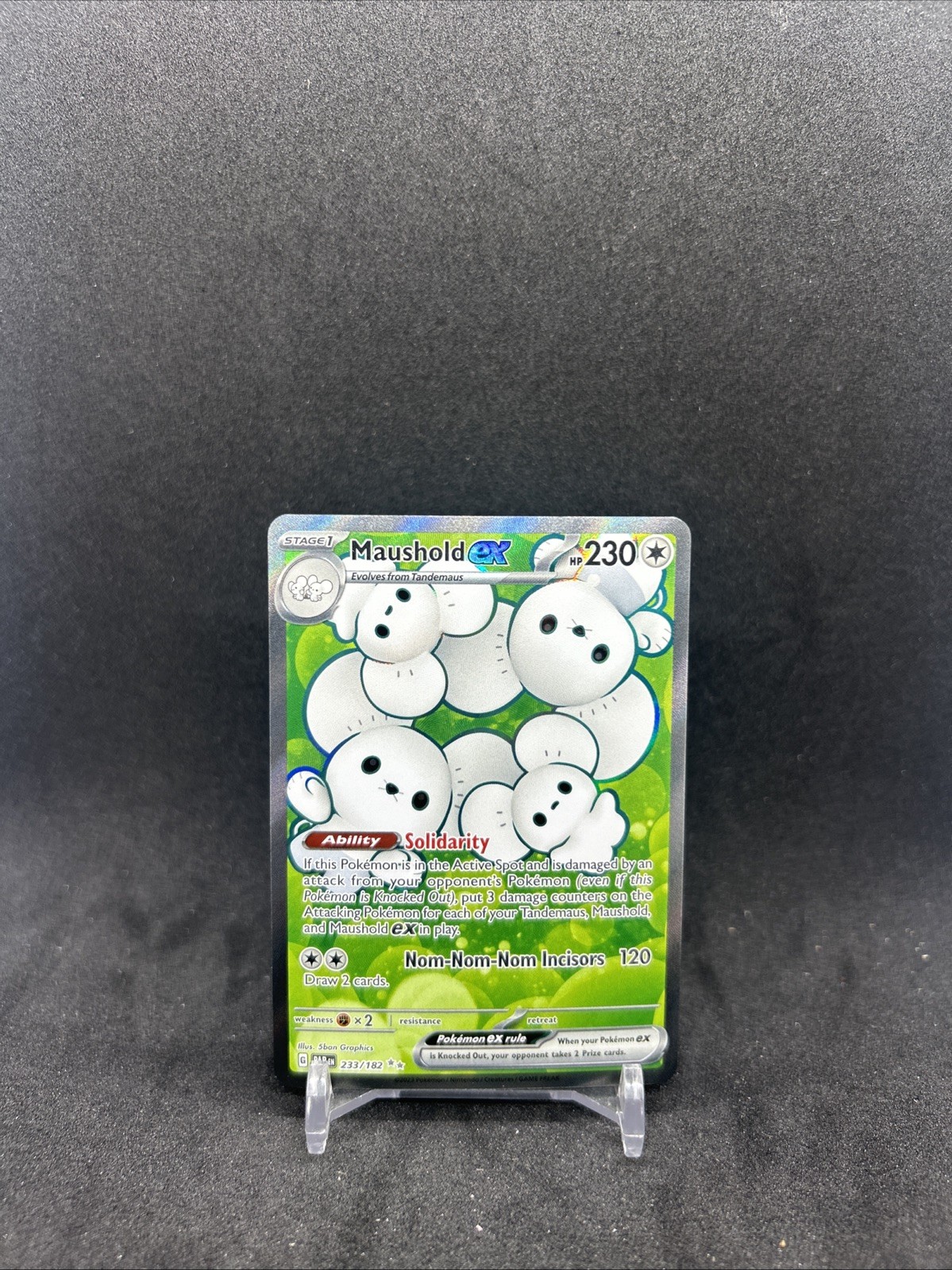 Maushold ex Ultra Rare SV04: Paradox Rift 233/182 NM