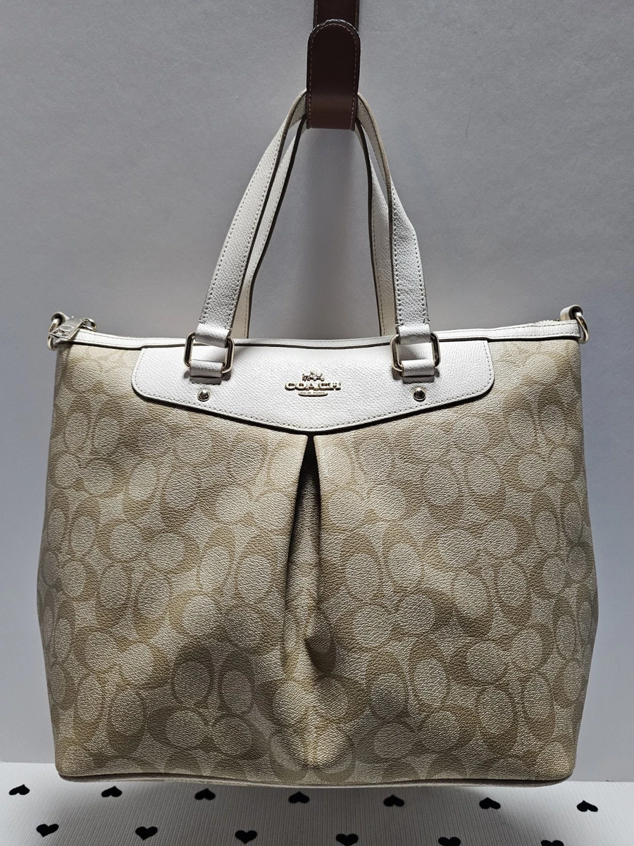 25+ Coach Tote White Bags & Handbags for Women for sale | Updated
