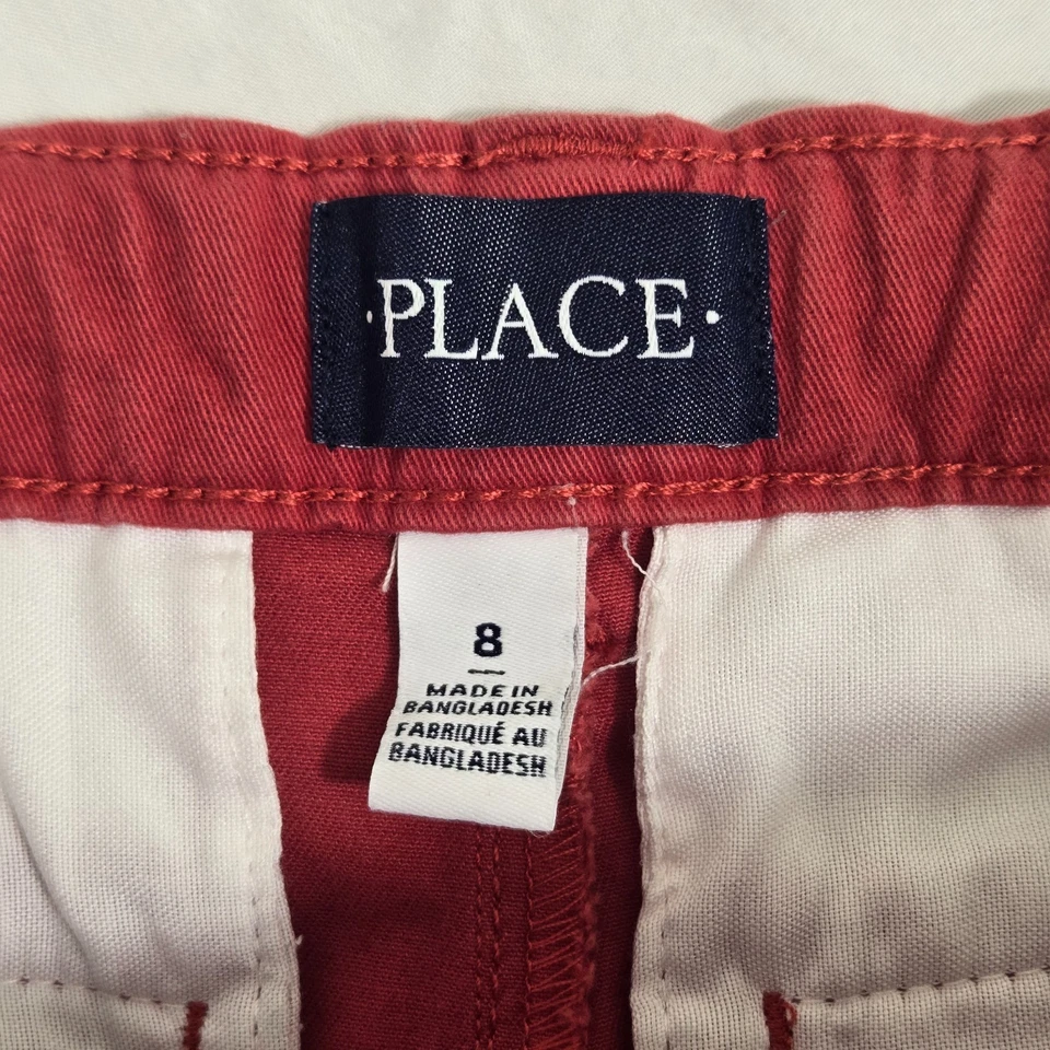 The Children's Place Boy's Size 8 Red Dress Pants with Adjustable Waist - Image 4 of 4