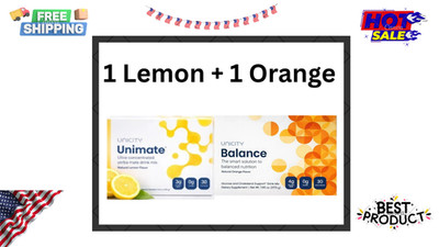Authentic Unicity Feel Great Balance or Unimate Lemon Ginger 30 packs - Exp 2027