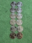 Lot Of 12 -1/10 Silver Walking Liberty Rounds 2 With Toning Uncirculated